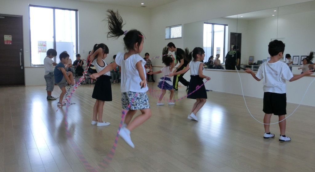 二重跳びチャレンジクラスの様子